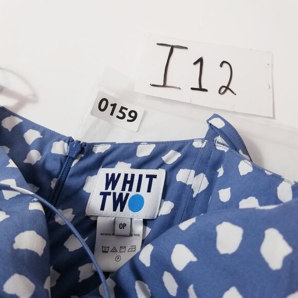 Anthropologie Whit Two Blue & White Jumpsuit - Picture 12 of 12